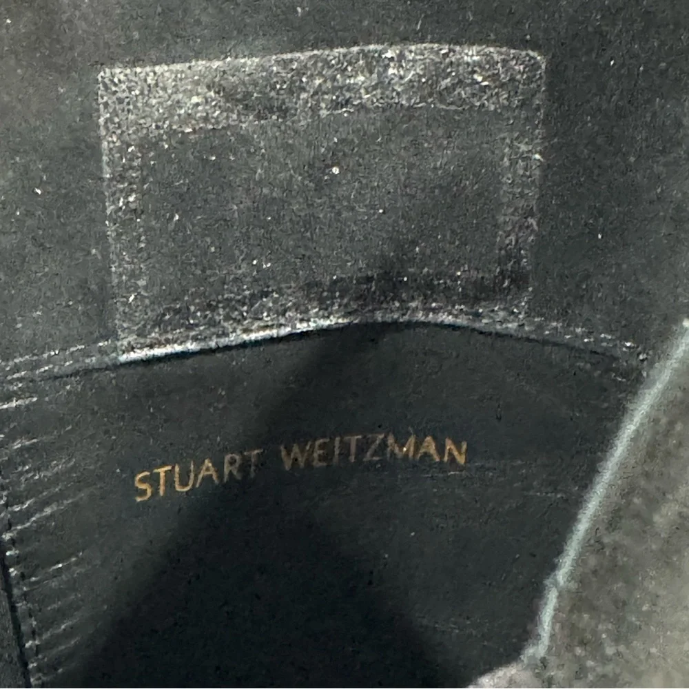 NWOT STUART WEITZMAN 5050 OVER THE KNEE SUEDE BOOTS IN BLACK SIZE - 5B .US